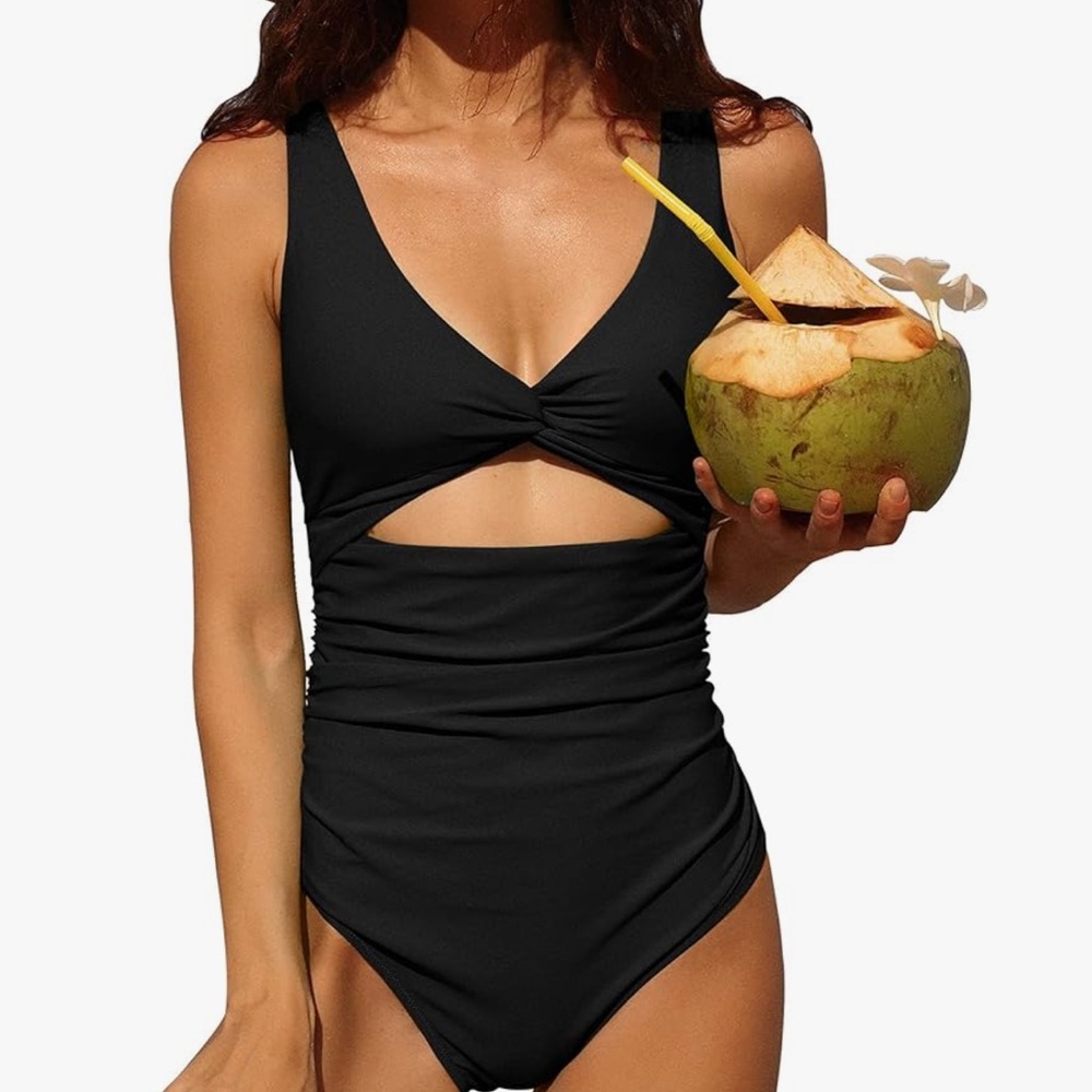 Elegant Black Women's Swimsuit